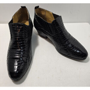 Giorgio Brutini Private Collection Genuine Snake Leather Ankle Western Boot 10M